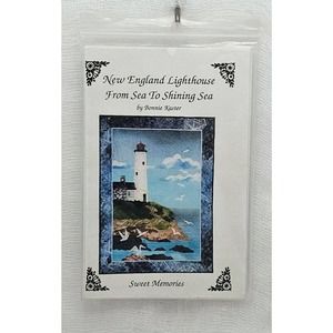 New England Light House Form Sea to Shining Sea Sweet Memoirs Pattern 1994